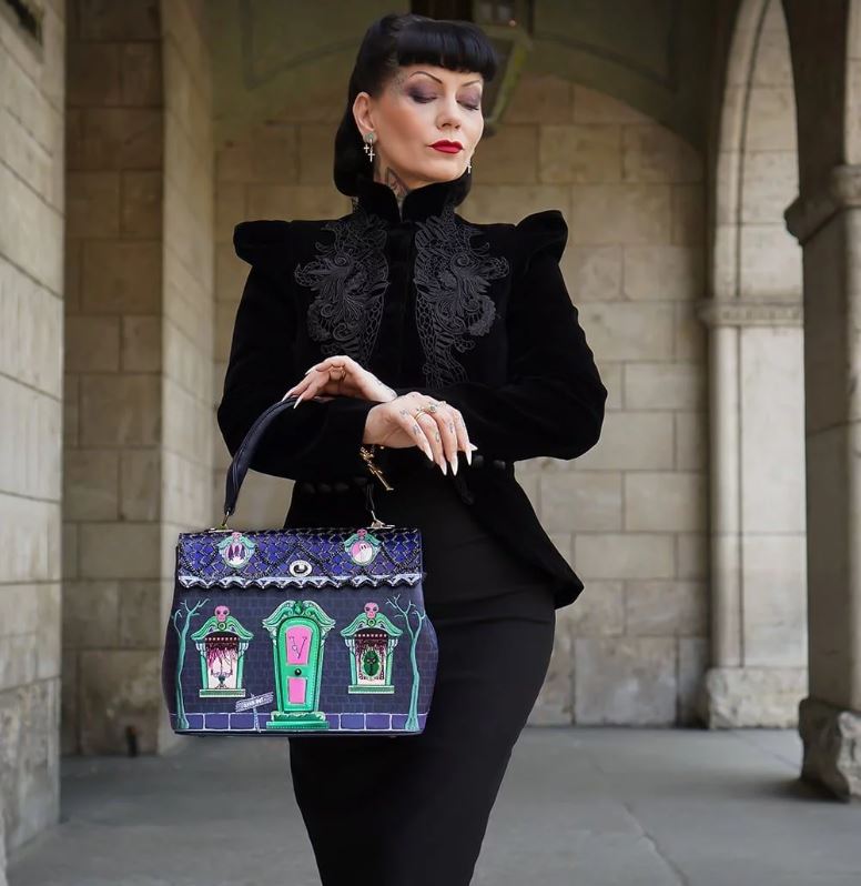 Vendula Cat Dracula's Haunted House Grace Bag