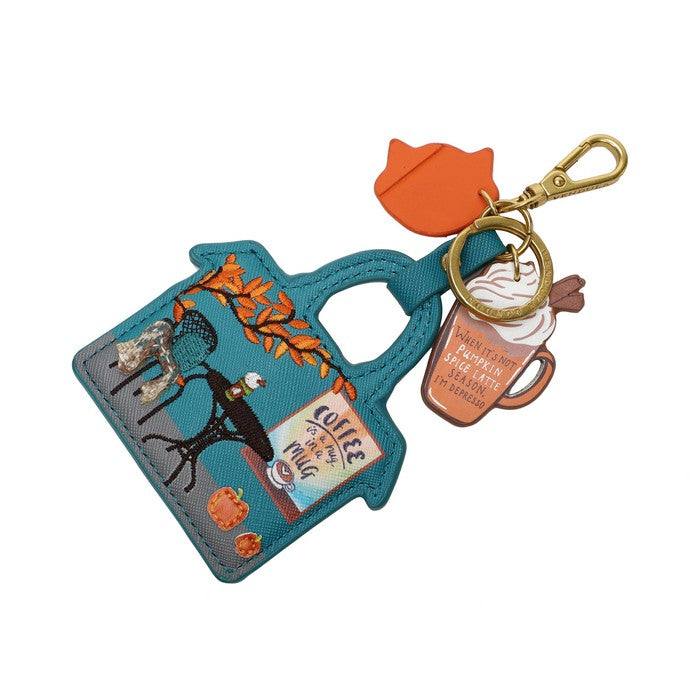 Vendula Sugar and Spice Coffee Shop Key Charm
