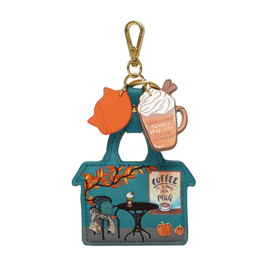 Vendula Sugar and Spice Coffee Shop Key Charm