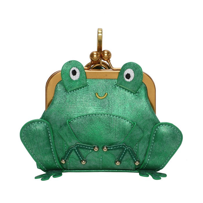 The Witches Pantry Toad Clip Frame Purse