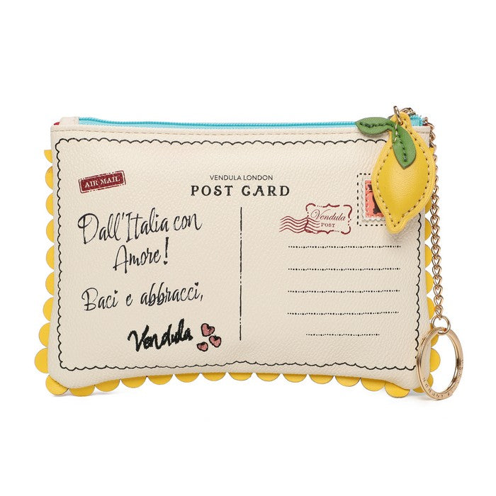 Vendula Viva Italia Postcard Zipper Coin Purse