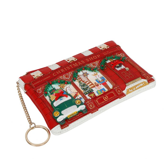 Mistletoe Lane Zipper Coin Purse