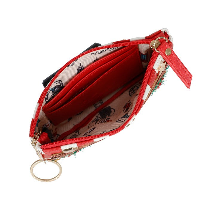 Mistletoe Lane Zipper Coin Purse