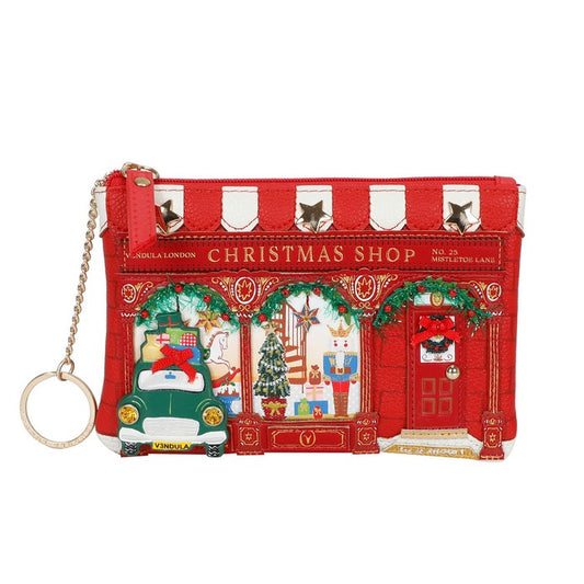 Mistletoe Lane Zipper Coin Purse