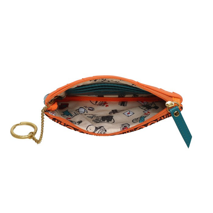 Sugar and Spice Coffee Shop Zipper Coin Purse