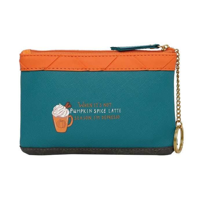 Sugar and Spice Coffee Shop Zipper Coin Purse