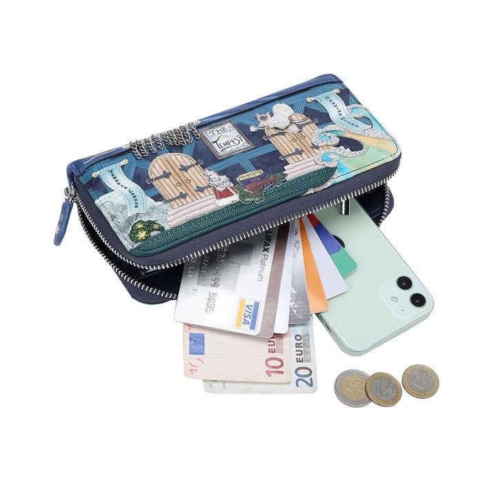 The Tempest Large Zip Wallet