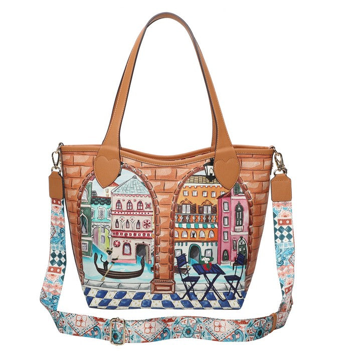 Vendula Viva Italia Postcard Reversible Tote