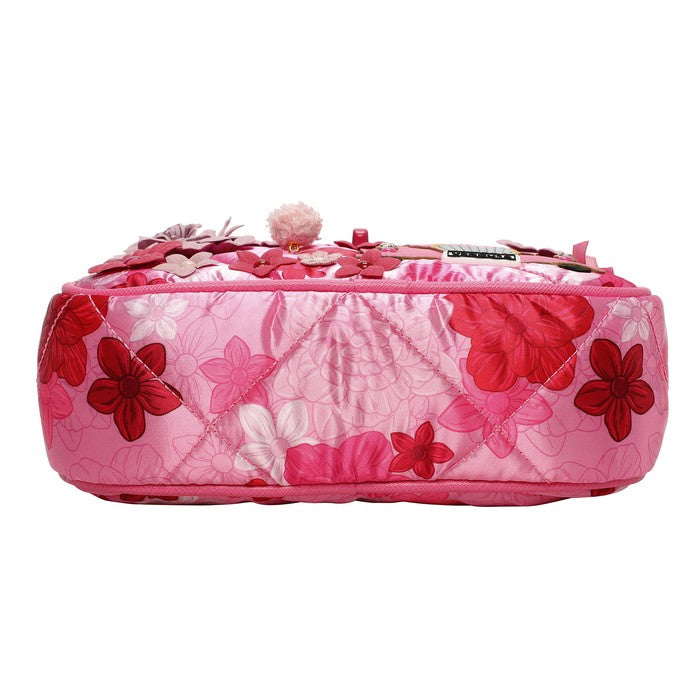 Vendula X Pink Ribbon Foundation - London Cats & Corgis Floral Camera Bag
