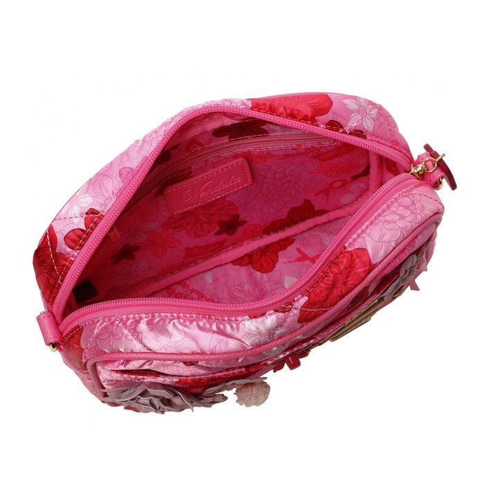Vendula X Pink Ribbon Foundation - London Cats & Corgis Floral Camera Bag