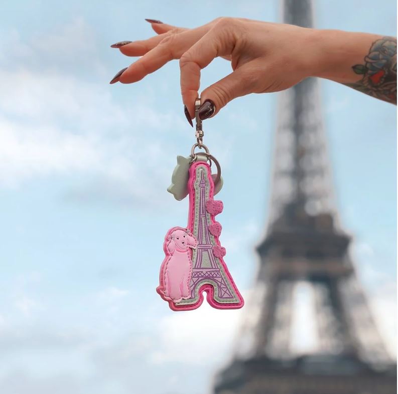 Vendula Candy Floss Cart Key Charm