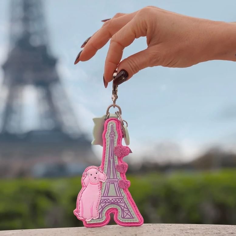 Vendula Candy Floss Cart Key Charm