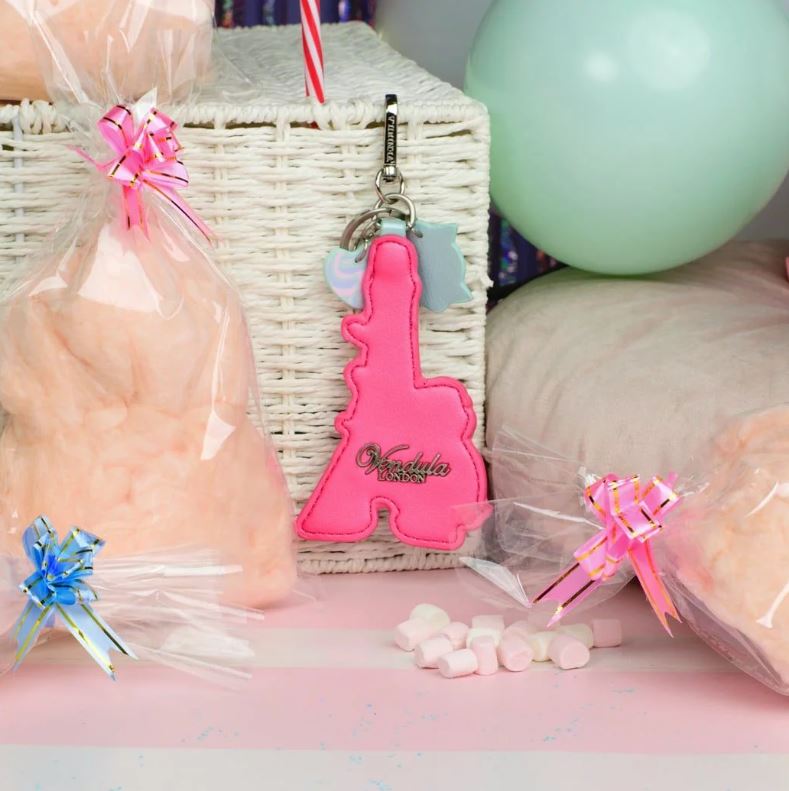 Vendula Candy Floss Cart Key Charm