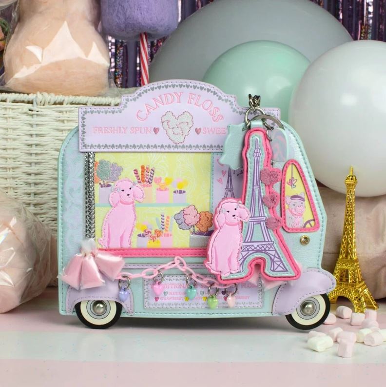 Vendula Candy Floss Cart Key Charm