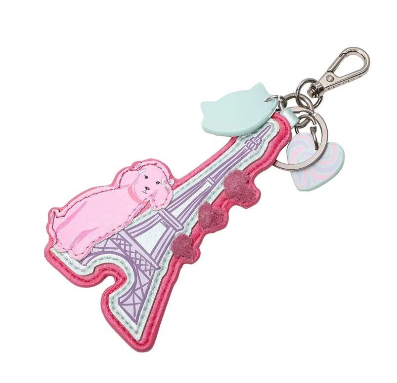 Vendula Candy Floss Cart Key Charm