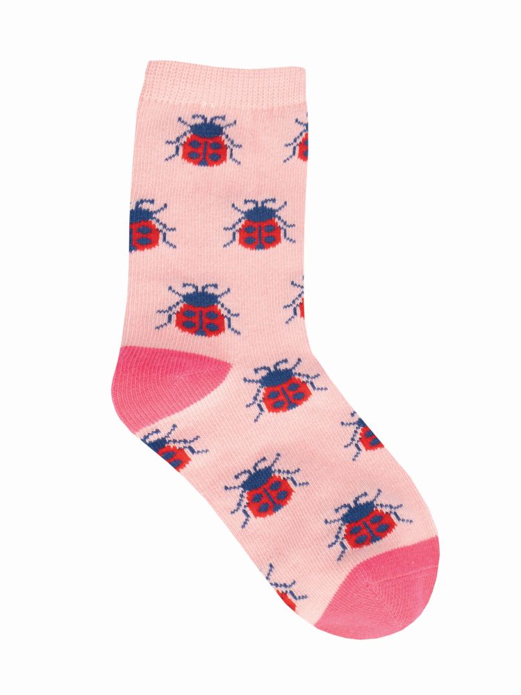 Lady Bug Love Kids Socks Size 2 - 4