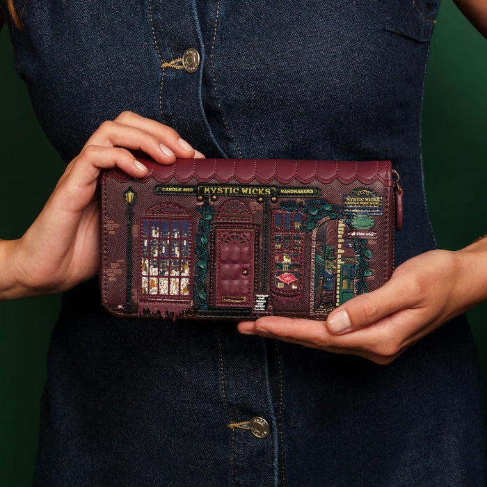 PRE-ORDER Mystic Wicks Candle and Wandmakers Large Ziparound Wallet