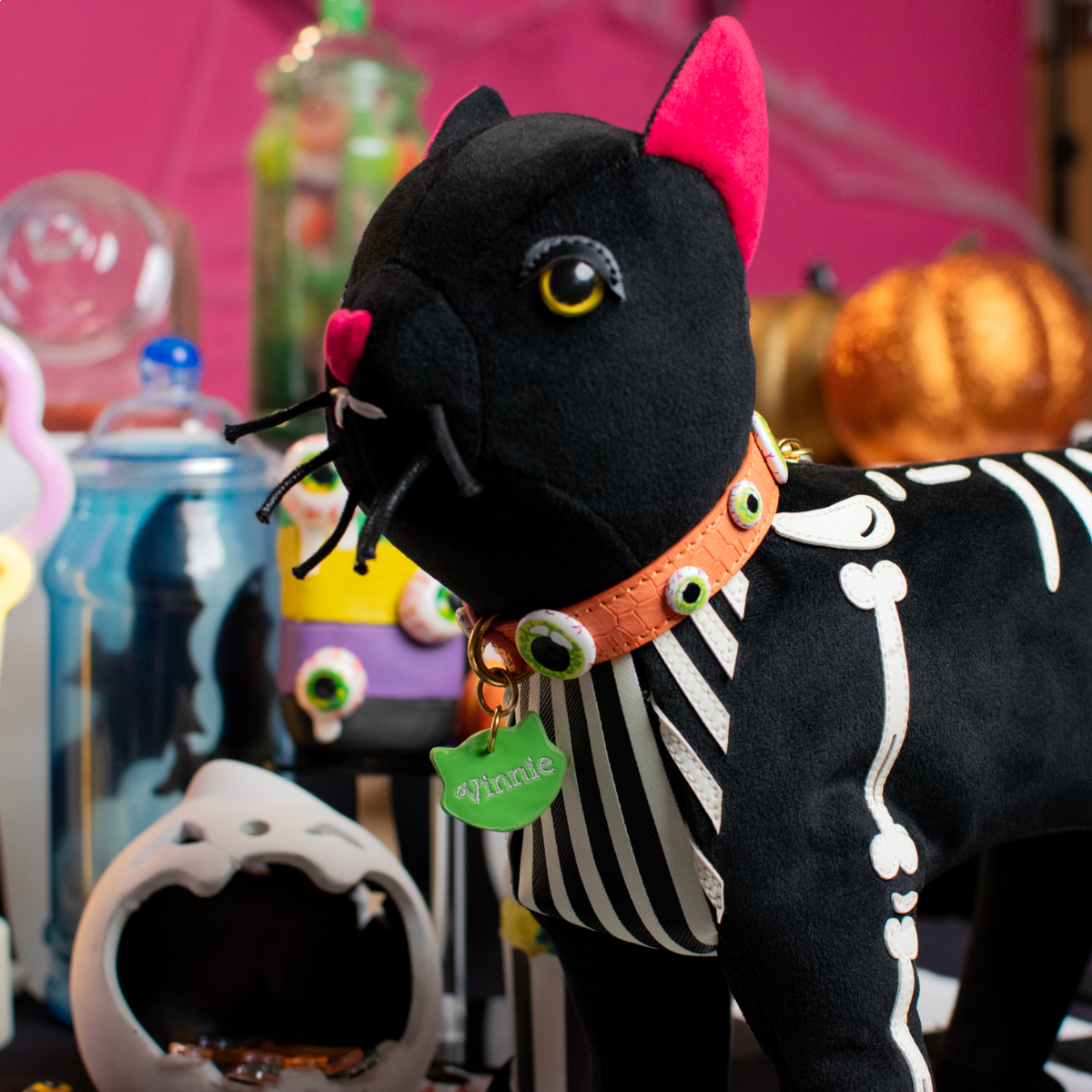 I-Scream Parlour Skeleton Vinnie the Cat Bag