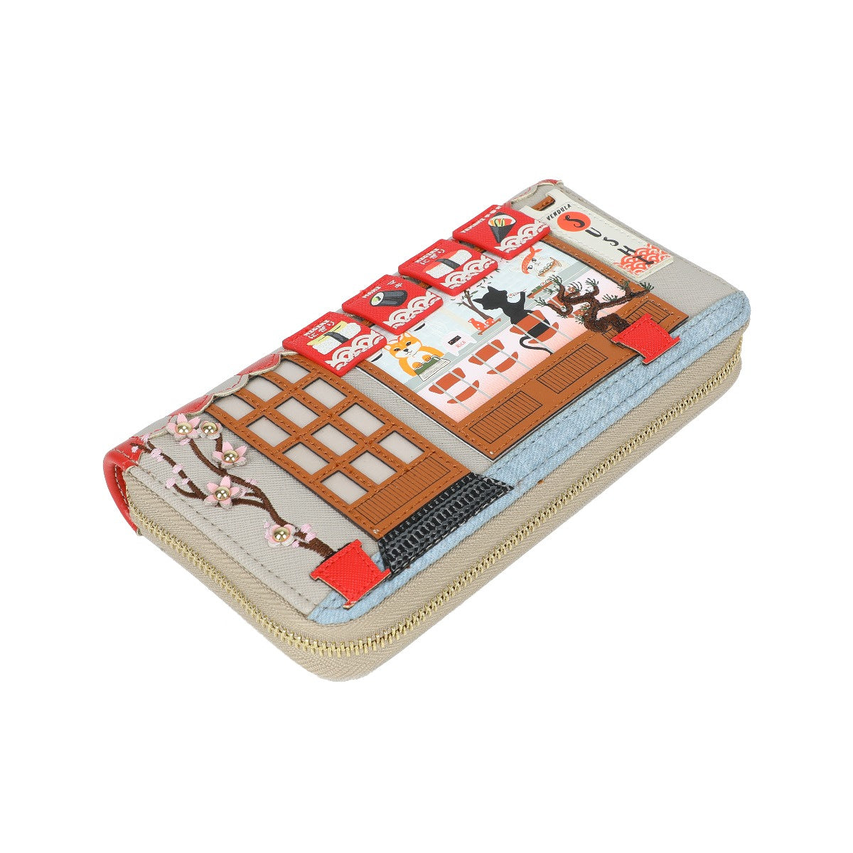 Vendula Sushi - Grey Edition Large Ziparound Wallet