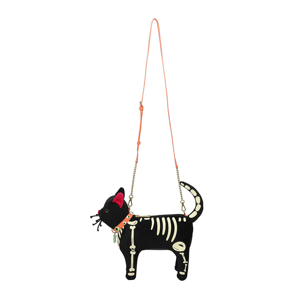 I-Scream Parlour Skeleton Vinnie the Cat Bag