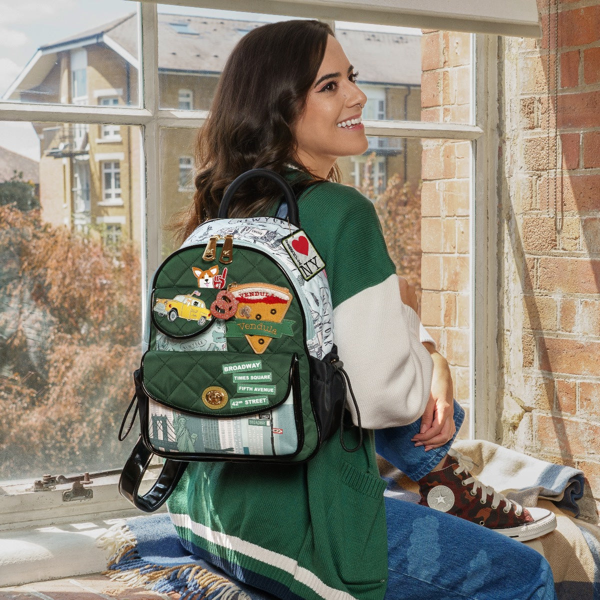 New York City Cats & Corgis Zoe Backpack