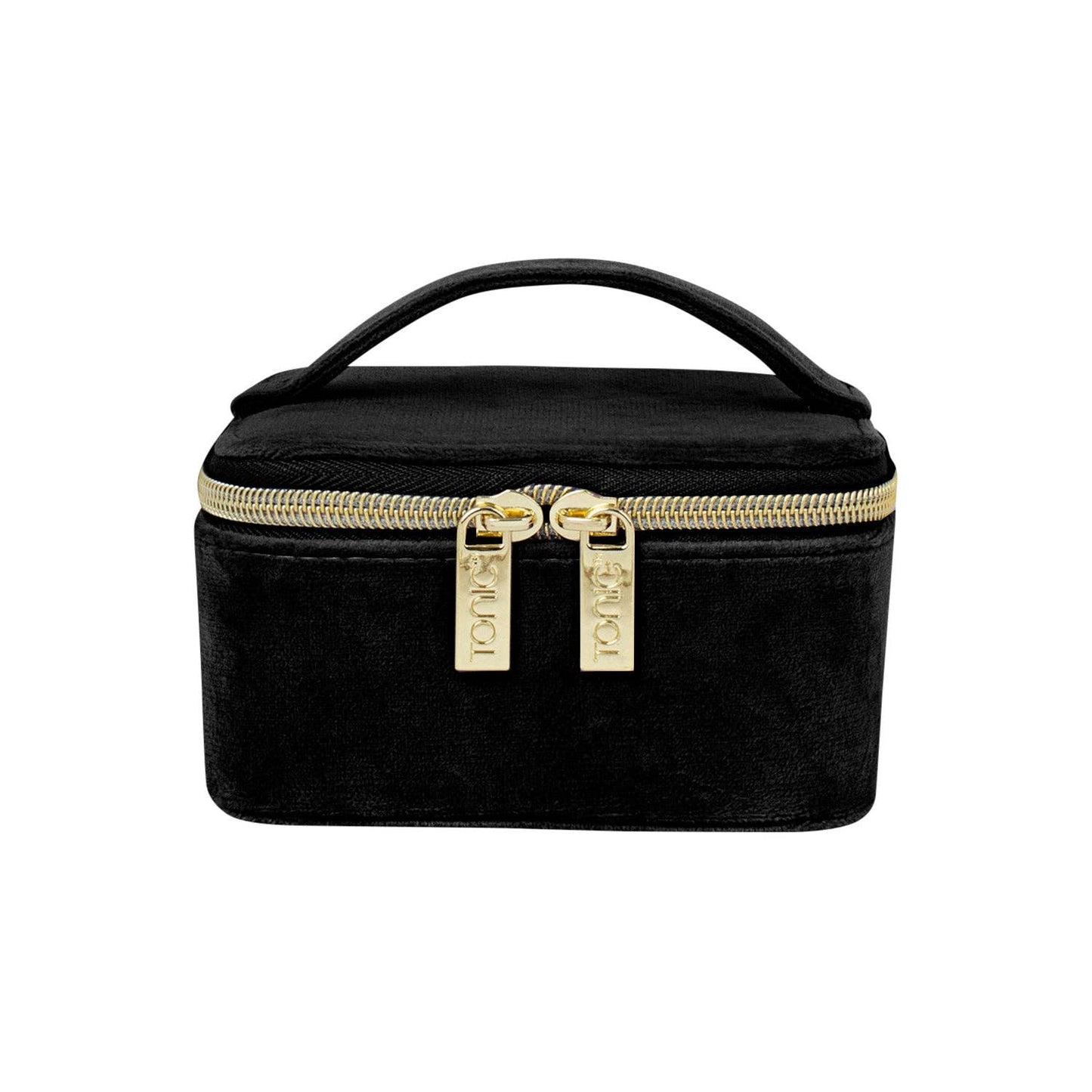 Luxe Velvet Jewellery Cube Black