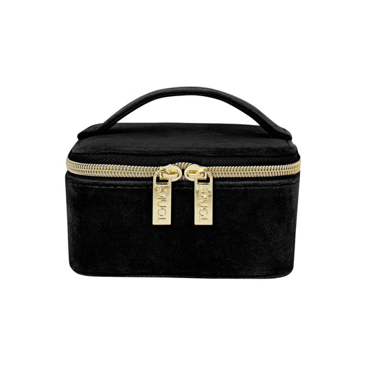 Luxe Velvet Jewellery Cube Black