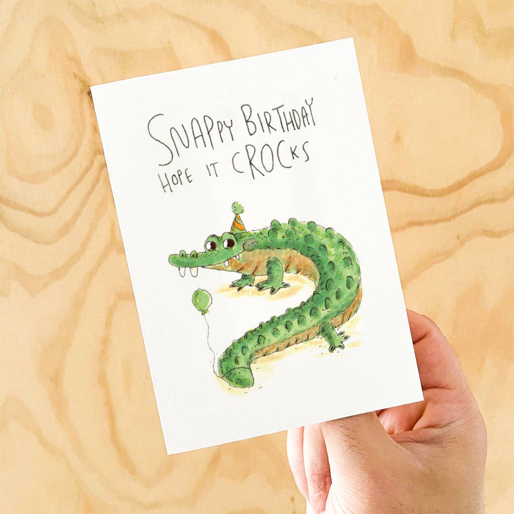 Snappy Birthday, Hope it Crocs