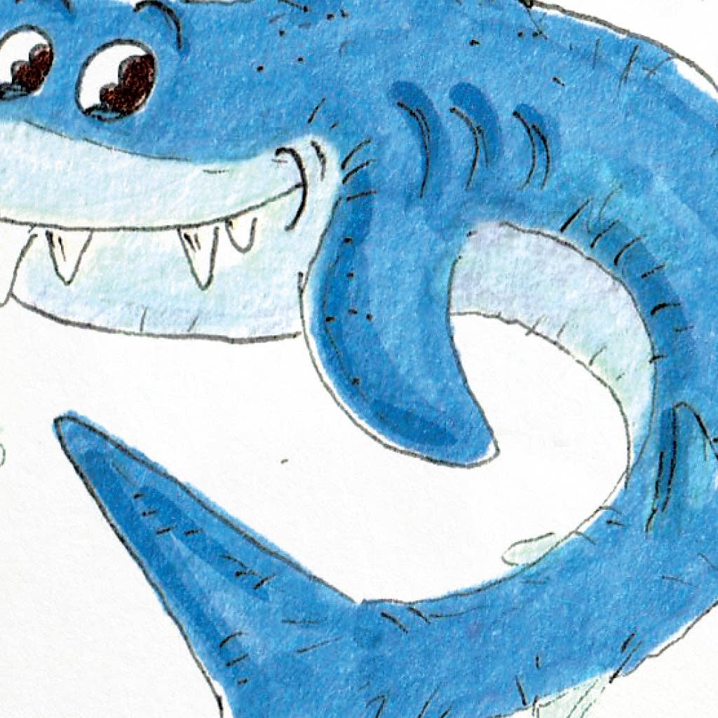 Have a Fintastic Birthday, Hope it's Jawesome