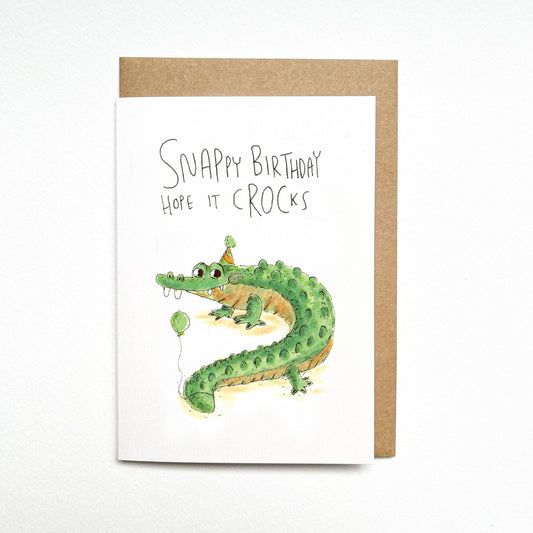 Snappy Birthday, Hope it Crocs