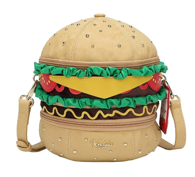 Kitty's Drive In Movie - Catablanca Burger Crossbody Bag