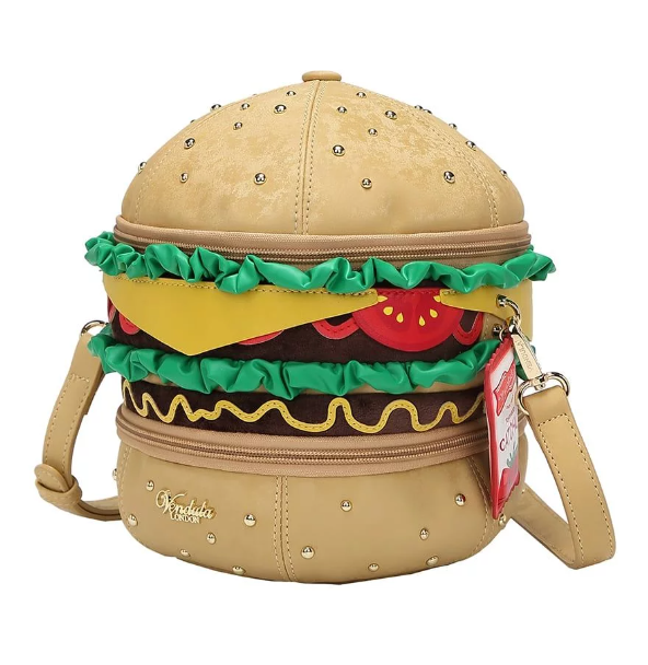 Kitty's Drive In Movie - Catablanca Burger Crossbody Bag