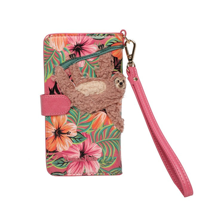 Animal Park - Sloane Sloth Universal Flip Phone Case