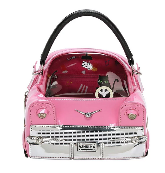 Vendula Kitty's Drive In Movie - Catablanca Cattilac Top-Handle Bag