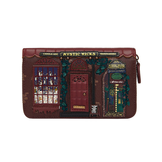 PRE-ORDER Mystic Wicks Candle and Wandmakers Medium Ziparound Wallet