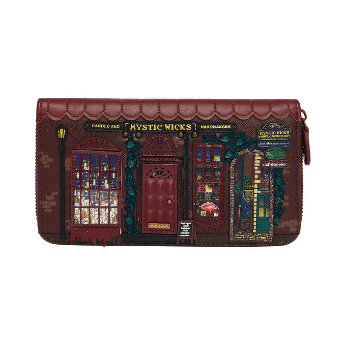 PRE-ORDER Mystic Wicks Candle and Wandmakers Large Ziparound Wallet