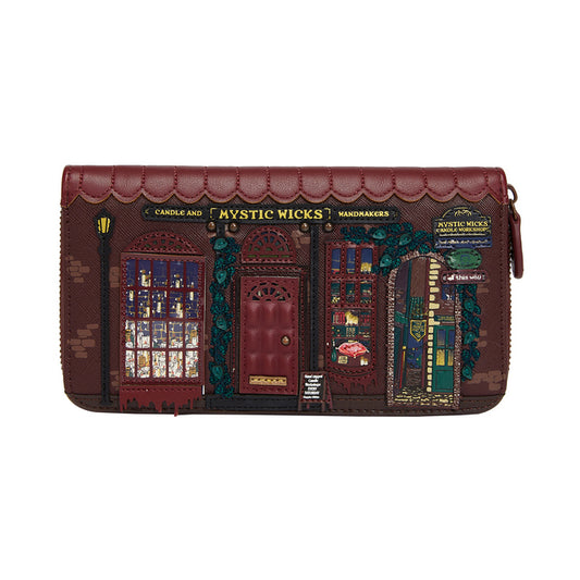 PRE-ORDER Mystic Wicks Candle and Wandmakers Large Ziparound Wallet