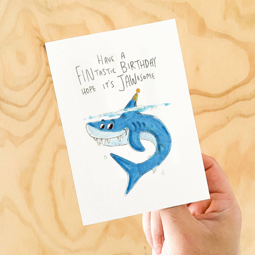 Have a Fintastic Birthday, Hope it's Jawesome