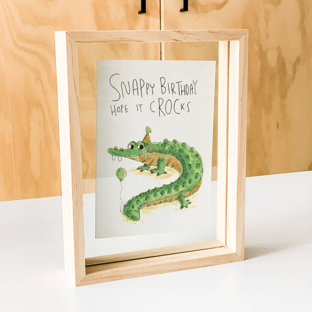 Snappy Birthday, Hope it Crocs