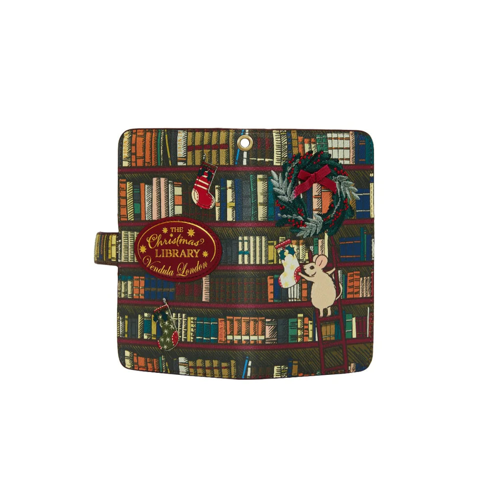 Vendula Christmas Library Universal Flip Phone Case