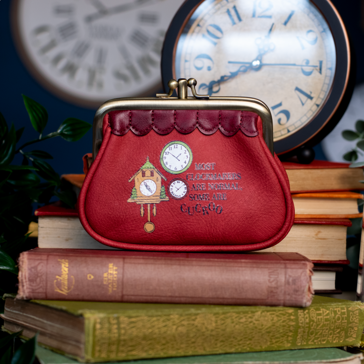 Tick Tock Clock Shop Clipper Coin Purse | PREORDER