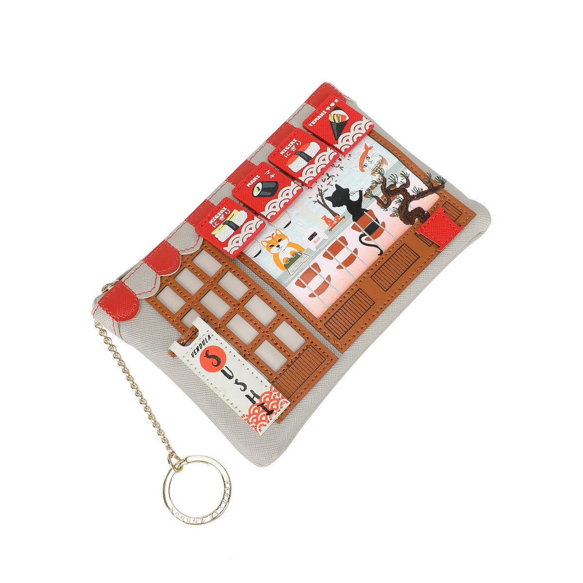 Vendula Sushi - Grey Edition Zipper Coin Purse