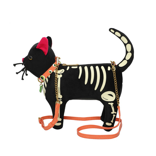 I-Scream Parlour Skeleton Vinnie the Cat Bag